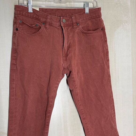 Abercrombie and Fitch red rust color skinny jeans,‎ size 29 - Picture 12 of 16